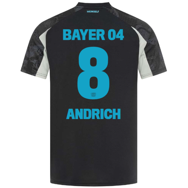 ausweichtrikot castore erwachsene – 08 robert andrich | Bayer 04 Leverkusen Fanshop | Bayer 04 Leverkusen Fanshop