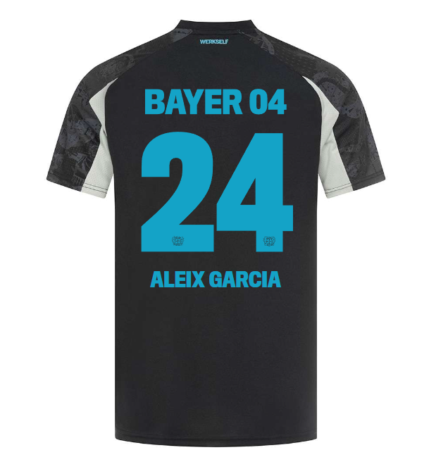 ausweichtrikot castore erwachsene – 24 aleix garcia | Bayer 04 Leverkusen Fanshop | Bayer 04 Leverkusen Fanshop