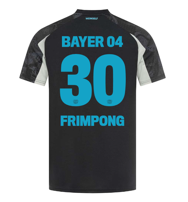 ausweichtrikot castore erwachsene – 30 jeremie frimpong | Bayer 04 Leverkusen Fanshop | Bayer 04 Leverkusen Fanshop