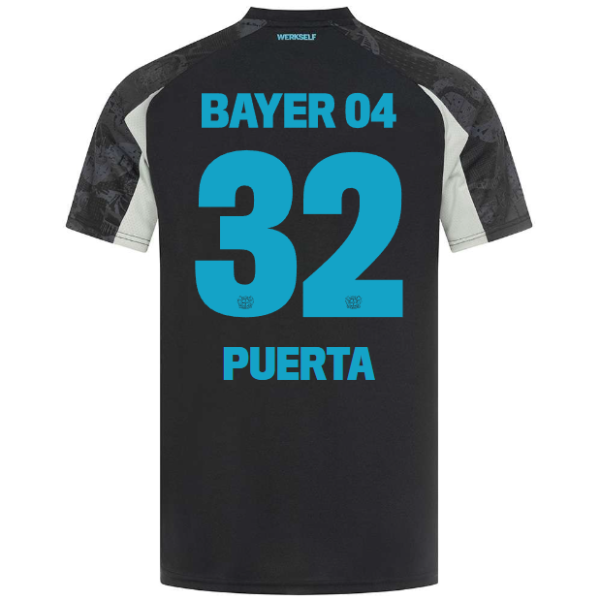 ausweichtrikot castore erwachsene – 32 gustavo puerta | Bayer 04 Leverkusen Fanshop | Bayer 04 Leverkusen Fanshop
