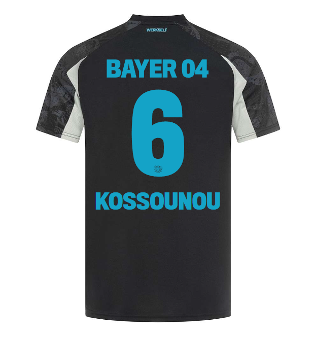 ausweichtrikot castore kind – 06 odilon kossounou | Bayer 04 Leverkusen Fanshop | Bayer 04 Leverkusen Fanshop