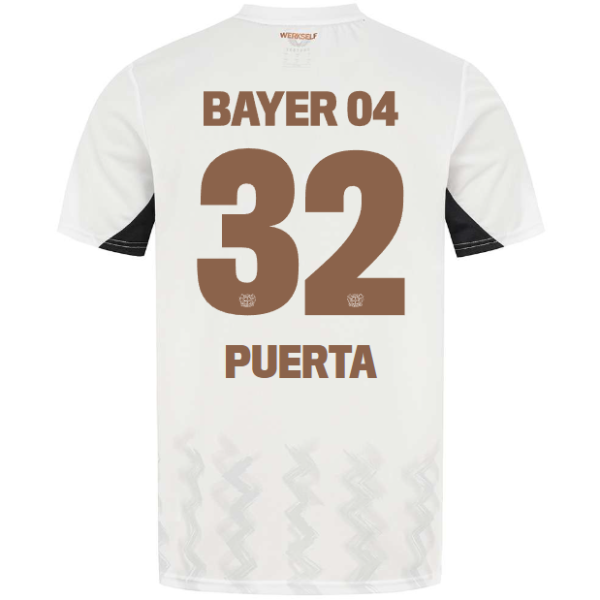 auswärtstrikot castore kind – 32 gustavo puerta | Bayer 04 Leverkusen Fanshop | Bayer 04 Leverkusen Fanshop