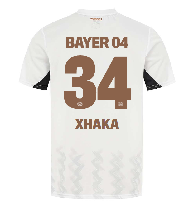 auswärtstrikot castore kind – 34 granit xhaka | Bayer 04 Leverkusen Fanshop | Bayer 04 Leverkusen Fanshop