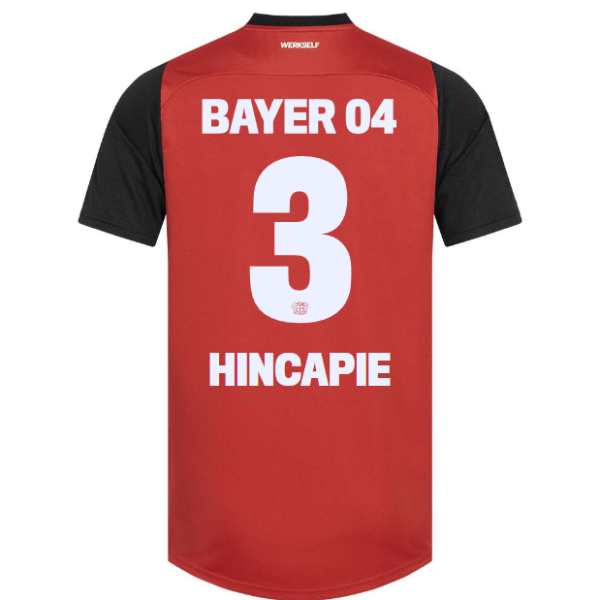 heimtrikot castore erwachsene – 03 piero hincapie | Bayer 04 Leverkusen Fanshop | Bayer 04 Leverkusen Fanshop