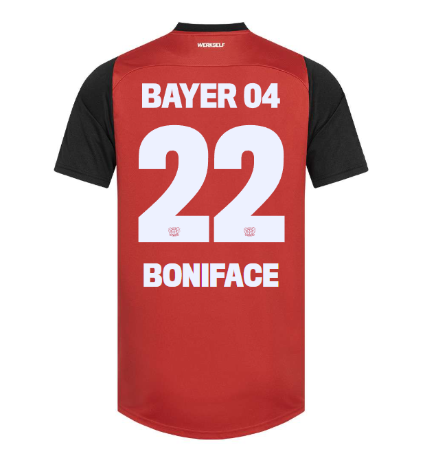 heimtrikot castore erwachsene – 22 victor boniface | Bayer 04 Leverkusen Fanshop | Bayer 04 Leverkusen Fanshop