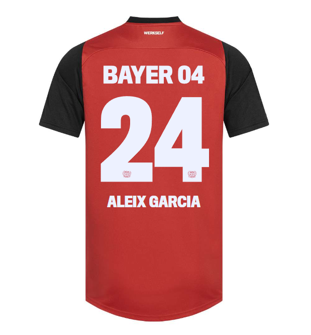 heimtrikot castore erwachsene – 24 aleix garcia | Bayer 04 Leverkusen Fanshop | Bayer 04 Leverkusen Fanshop