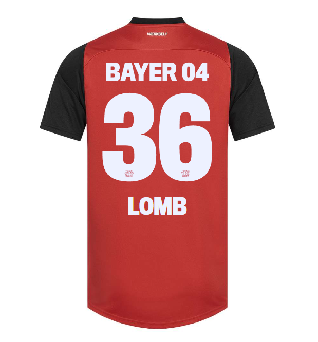 heimtrikot castore erwachsene – 36 niklas lomb | Bayer 04 Leverkusen Fanshop | Bayer 04 Leverkusen Fanshop