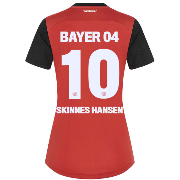 heimtrikot castore frauen – 10 synne skinnes hansen | Bayer 04 Leverkusen Fanshop | Bayer 04 Leverkusen Fanshop