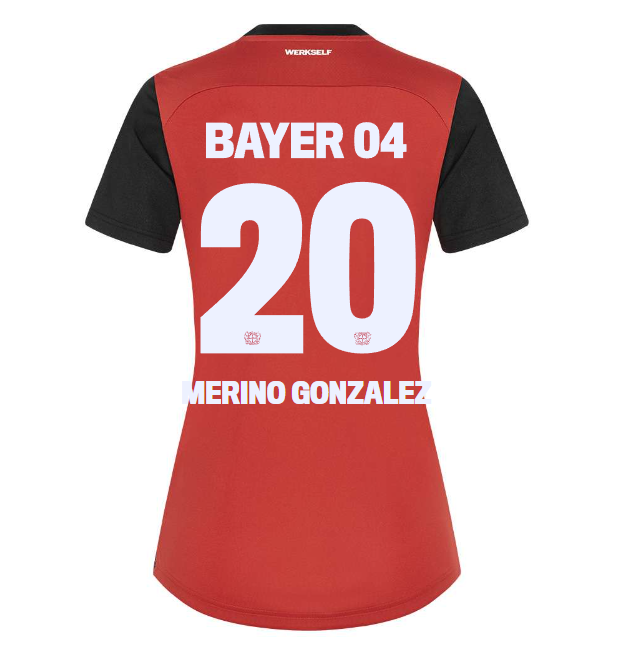 heimtrikot castore frauen – 20 estrella merino gonzalez | Bayer 04 Leverkusen Fanshop | Bayer 04 Leverkusen Fanshop