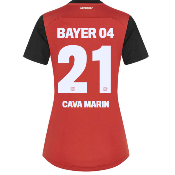 heimtrikot castore frauen – 21 sofia cava marin | Bayer 04 Leverkusen Fanshop | Bayer 04 Leverkusen Fanshop