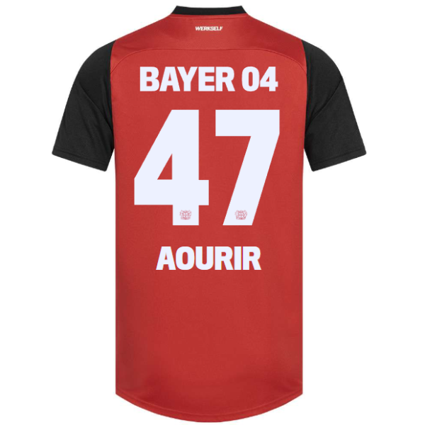 heimtrikot castore kind – 47 ayman aourir | Bayer 04 Leverkusen Fanshop | Bayer 04 Leverkusen Fanshop