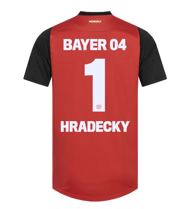 heimtrikot pro castore – 01 lukas hradecky | Bayer 04 Leverkusen Fanshop | Bayer 04 Leverkusen Fanshop