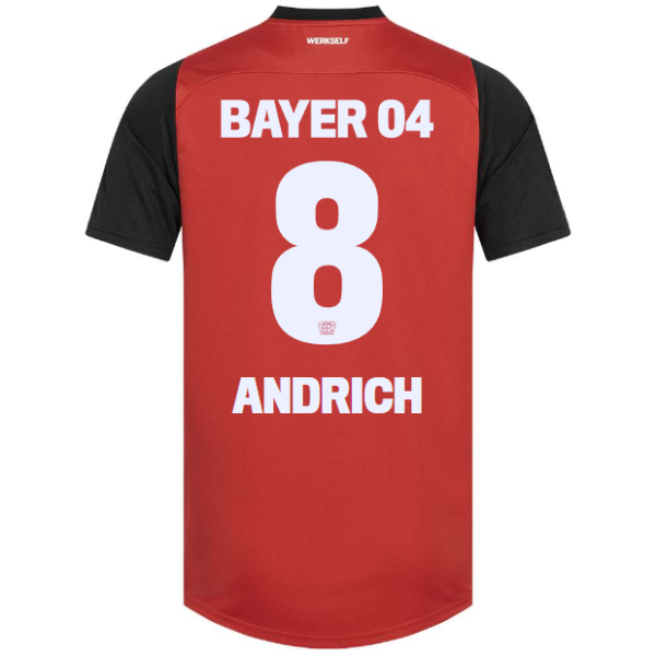 heimtrikot pro castore – 08 robert andrich | Bayer 04 Leverkusen Fanshop | Bayer 04 Leverkusen Fanshop