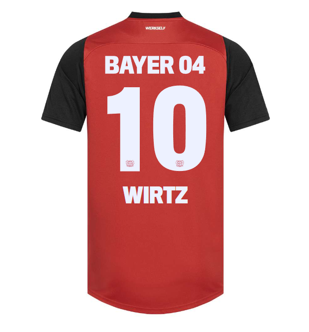 heimtrikot pro castore – 10 florian wirtz | Bayer 04 Leverkusen Fanshop | Bayer 04 Leverkusen Fanshop