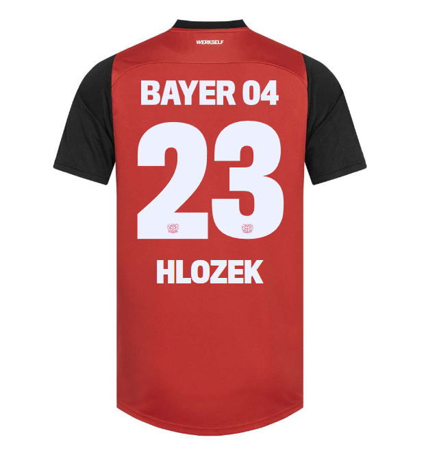 heimtrikot pro castore – 23 adam hlozek | Bayer 04 Leverkusen Fanshop | Bayer 04 Leverkusen Fanshop