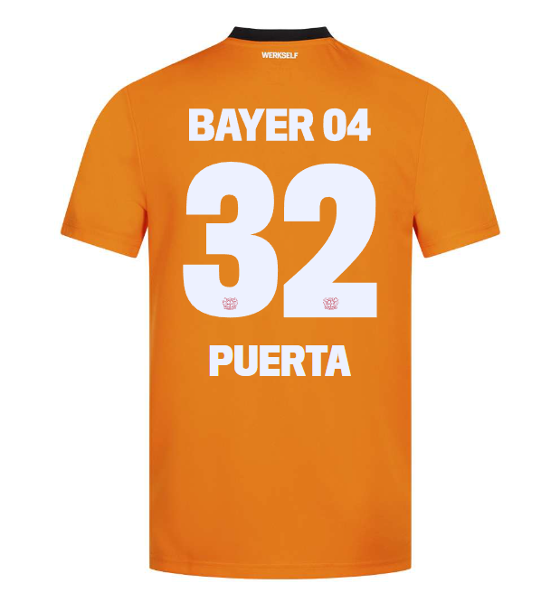 torwarttrikot heim castore kind – 32 gustavo puerta | Bayer 04 Leverkusen Fanshop | Bayer 04 Leverkusen Fanshop